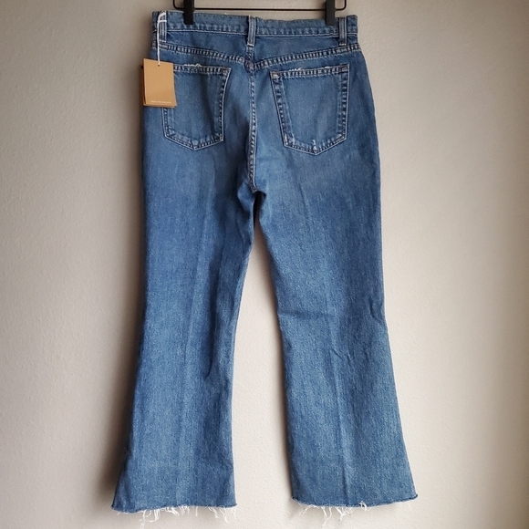 Reformation Mid Crop Flare Lace Up size 28 NWT - Picture 6 of 6
